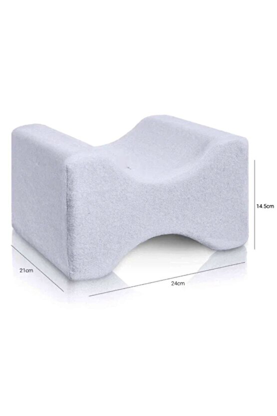 Bacak Arası Yastık Hafızalı Köpük Diz Yastığı Yan Uyuyanlar Için Ortopedik Diz Yastığı Uyku Siyatik