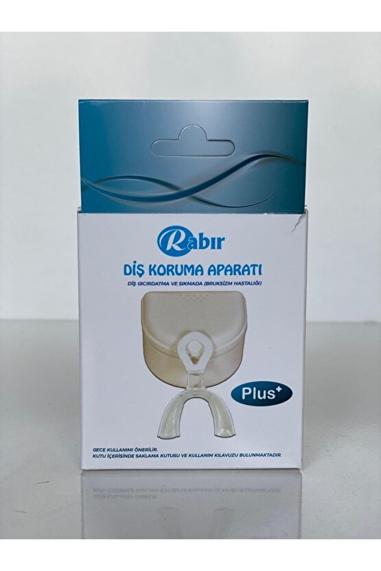 Plus+ Diş Sıkma Diş Gıcırdatma Aparatı Silikon Dişlik Bruksizm Dişliği Gece Plağı Diş Sıkmaönleyici