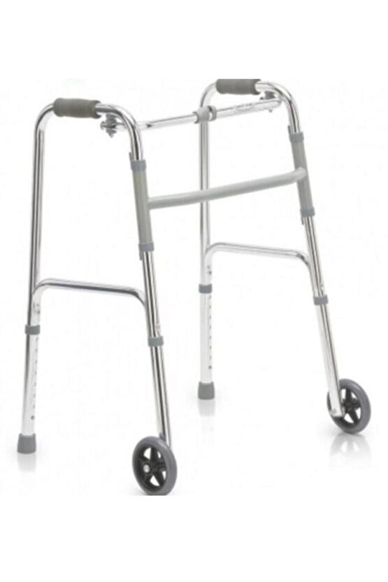 İki Tekerlekli Hareketli Alüminyum Yürüteç Walker