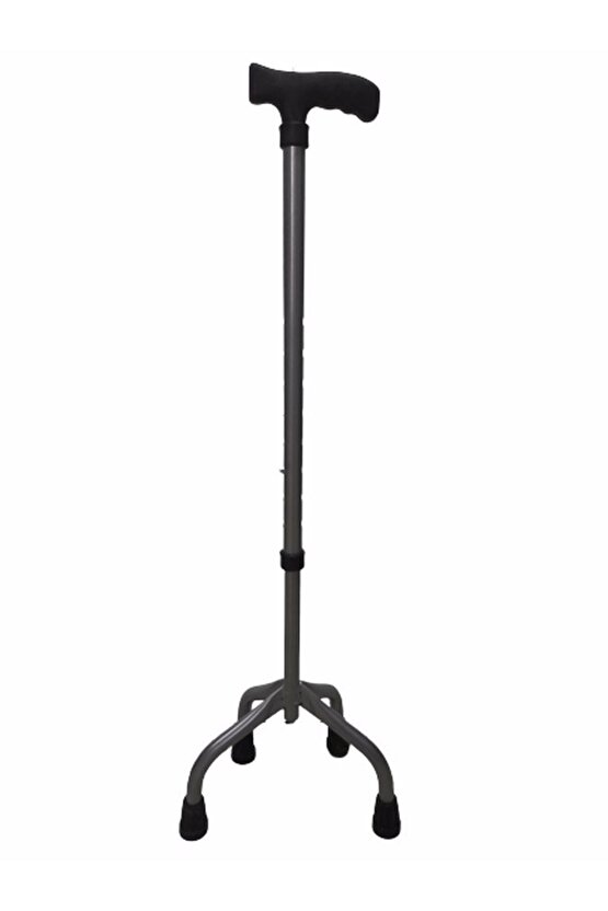 Tetrapot - 4 Ayaklı Baston - Denge Bastonu - Ayarlanabilir Baston - Asa - Sağ Ve Sol El Uyumlu