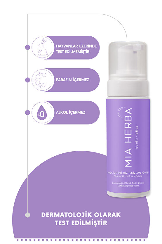 Doğal Içerikli Yüz Temizleme Köpüğü 150 ml