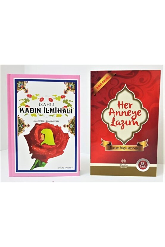 Her Anneye Lazım Dua Ve Bilgi Hazinesi & Izahlı Kadın Ilmihali 2 Kitap Set