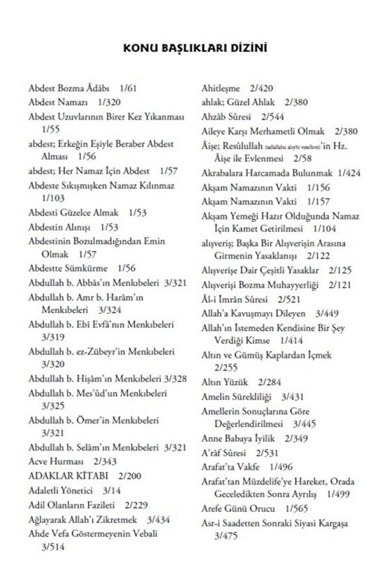 Temel Sahih Hadisler 3 Cilt Takım