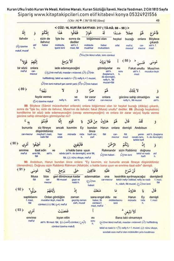 Kuran Ufku (2 Cilt) Irablı Kuran Ve Meali - Necla Yasdıman