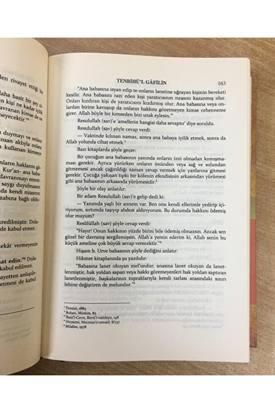 Tenbihul Gafilin, Ebul Leys Es-semerkandi, 17x24 Cm. Ciltli, 2. Hamur, Medine