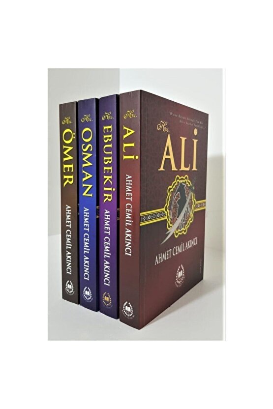 Dört Halife Hz.ebubekir Hz.ömer Hz.osman Hz.ali Ahmet Cemil Akıncı (4 Kitap Set)