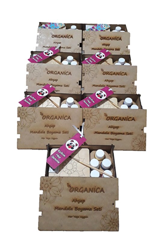 Hediyeli Beceri Geliştiren Mandala Boyama Sandığı Seti