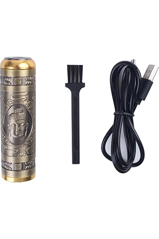 Profesyonel Tıraş Makinesi 2 Makine 3 Başlık Sakal Yanak Burun T Bıçak Ense Çizim