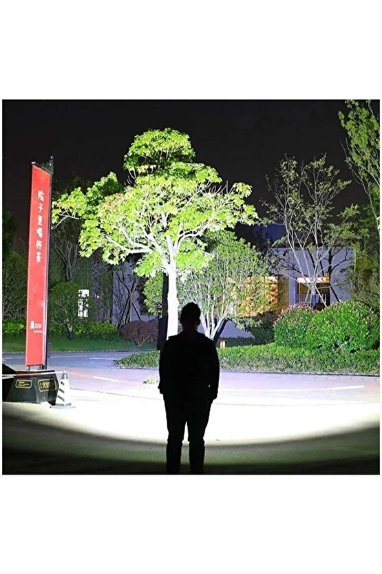 X- Riko 150w Ultra Güçlü Led Şarjlı 5 Led 5x Cree Led Kafa Feneri Avcı Feneri Balıkçı Kamp Feneri