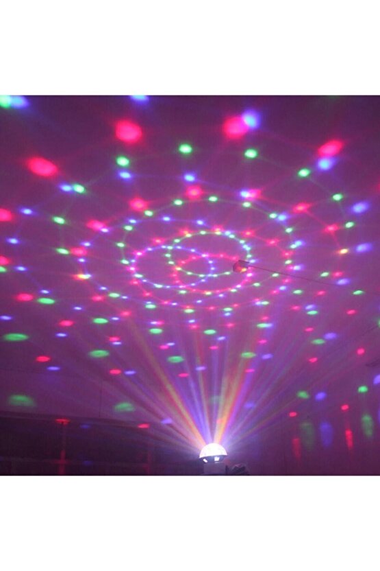 Led Magıc Cristal Sihirli Küre Bluetoothlu Kumandalı Usb Girişli Parti Ve Disko Topu