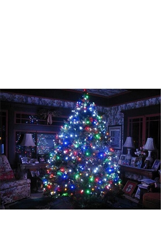 100 Ledli Rgb 10 m Led Yılbaşı Ağaç Süsü