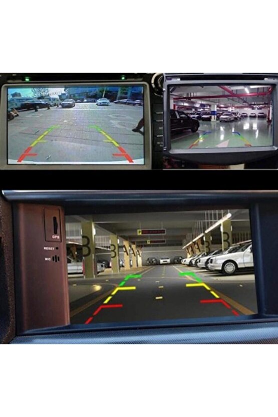 Geri Vites Görüş Kamerası Ir Led Gece Görüşlü Mesafe Çizgili Infrared