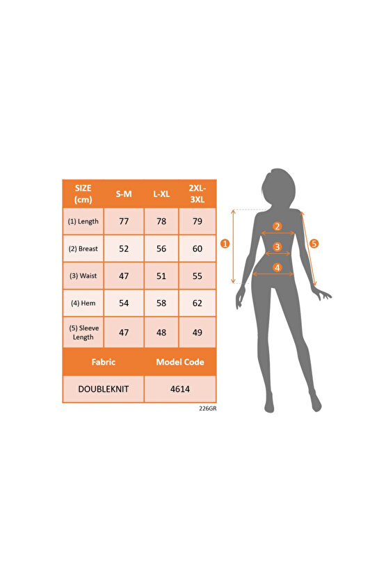 Turega Style Kadın Uzun Kollu Yuvarlak Yaka Salaş Iki Iplik Bluz