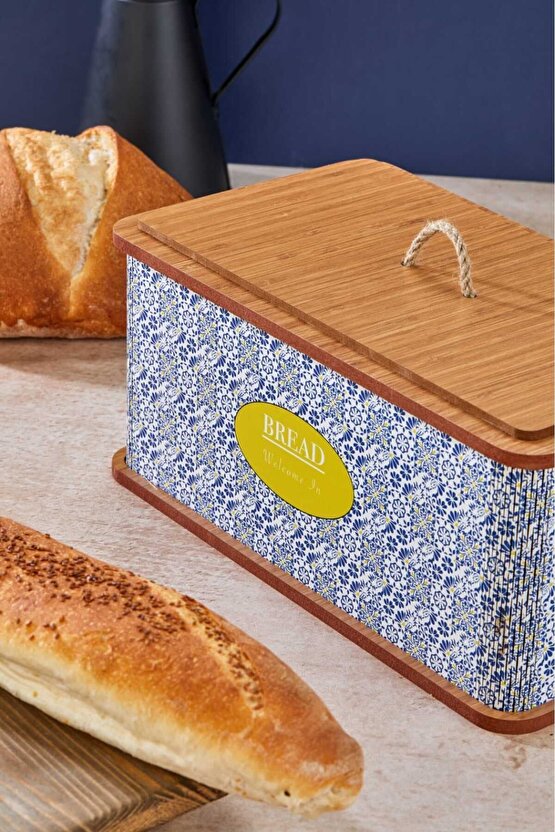 Özel Tasarım Doğal Ahşap Ekmeklik Sepeti Lüks Ekmeklik Kutusu Çok Amaçlı Kutu Mutfak Kitchen Bread