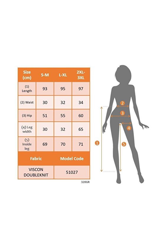 Kadın Yüksek Bel Lastikli Yanlardan Düğmeli Viskon Iki Iplik Pantolon