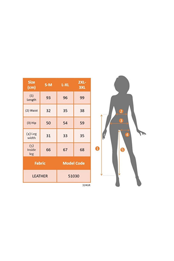 MDB Kadın Yüksel Bel Bağcıklı Deri Pantolon