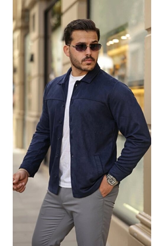 Erkek Süet Ceket Gömlek