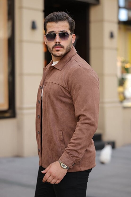 Erkek Süet Ceket Gömlek