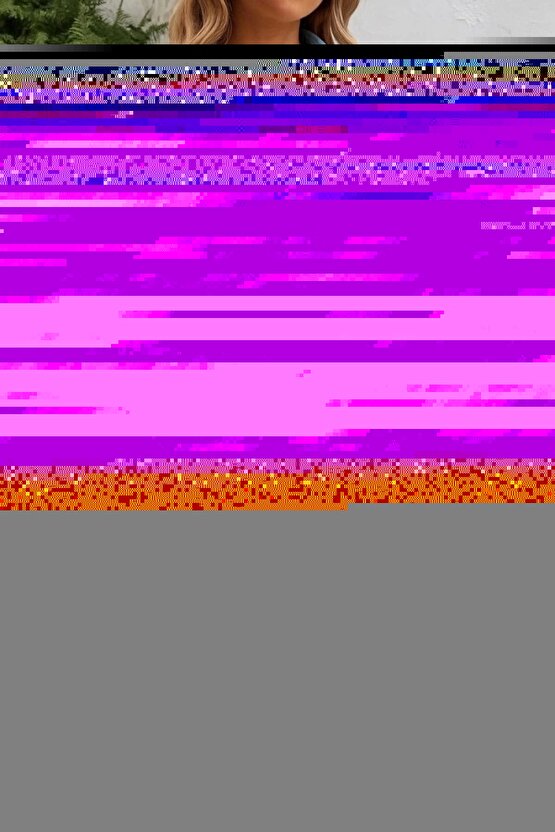 EQURİ Kadın Uzun Kollu önü Açık Desenli Iki Iplik Ceket Ve Pantolon Ikili Takım