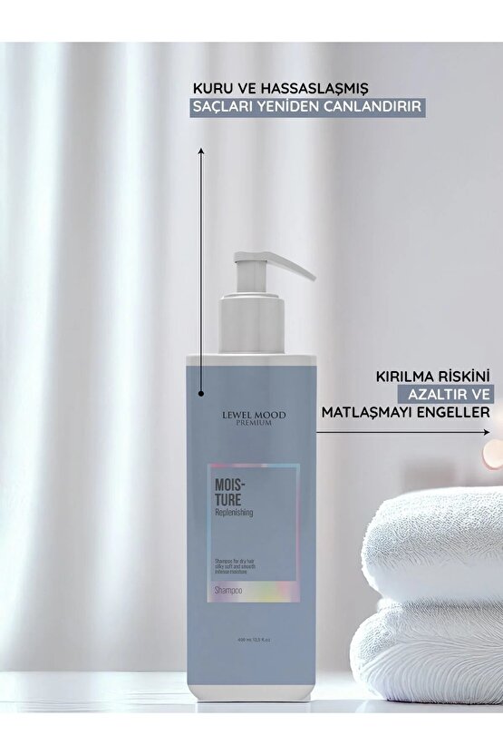 Moisture Kuru Ve Yıpranmış Saçlar Için Nem Bakım Şampuanı 400 ml