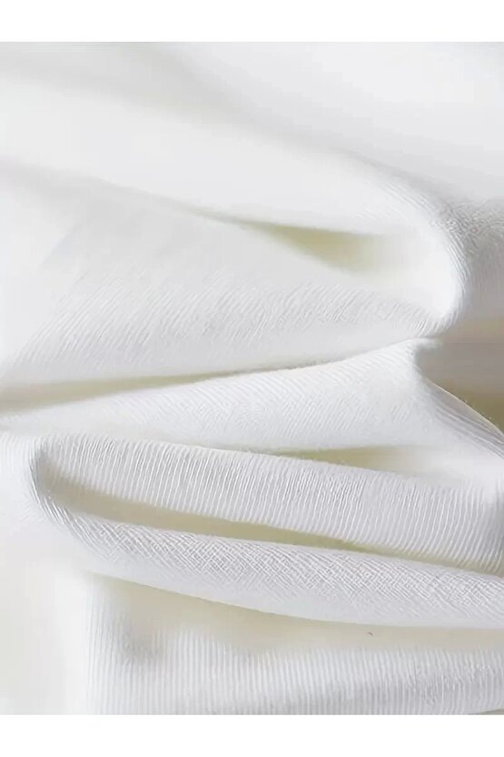 Geniş Kesim Pamuklu Tişört - GANDHI The Project Baskılı, Beyaz, Rahat Kesim, Kısa Kollu, Günlük Kı