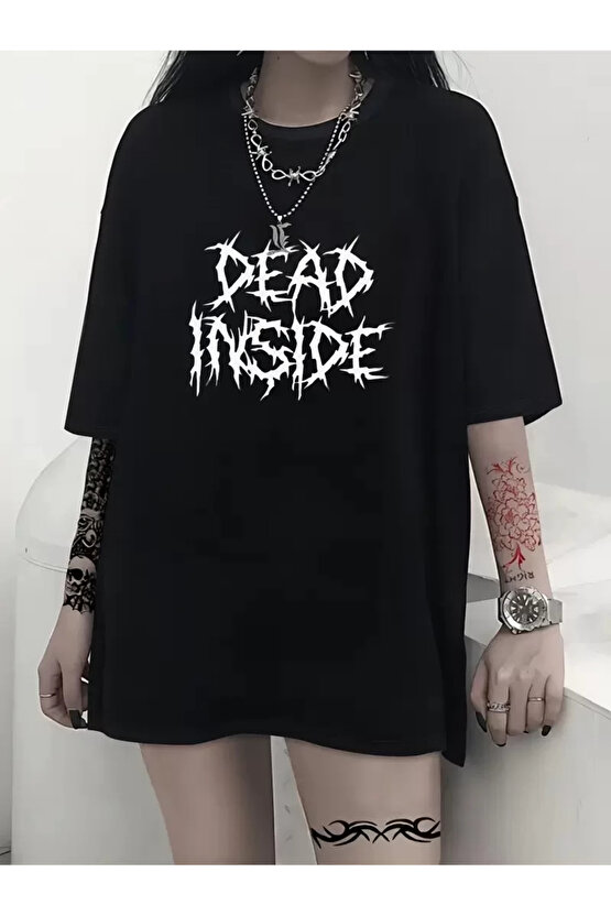 Canlı Harf Baskılı Büyük Boy Oversize Kısa Kollu Tişört - Yumuşak, Nefes Alabilir, Kadınlar için Rah