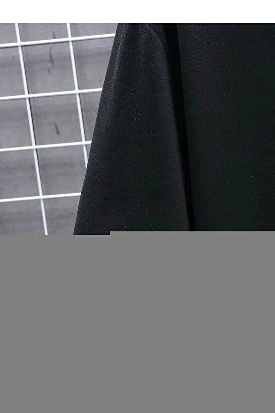 Newtro Baskılı Oversize Bisiklet Yaka T-shirt - Beyaz