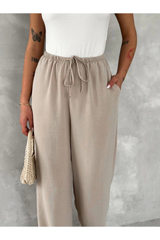 eyesof Ayrobin Oversize Pantalon - Bej