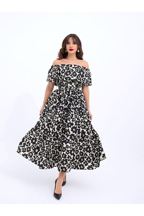 Gökyüzü Moda 6473 ELBİSE-TRENTO