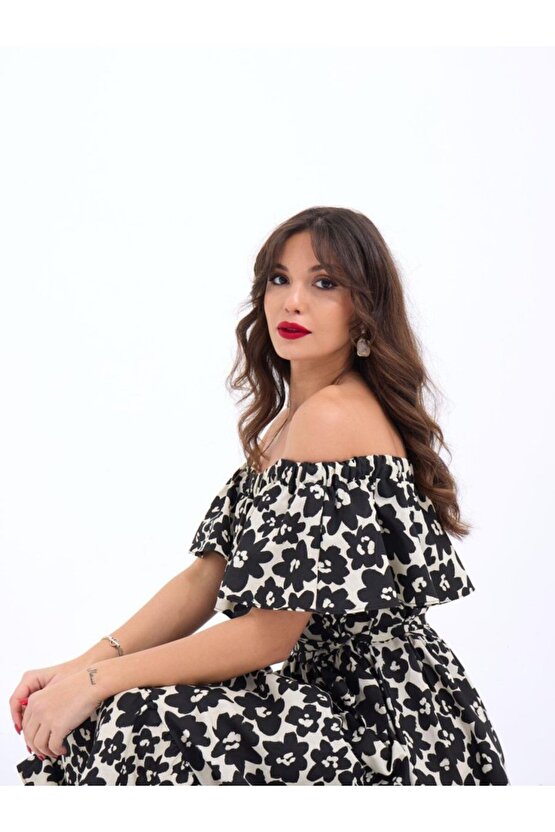 Gökyüzü Moda 6473 ELBİSE-TRENTO