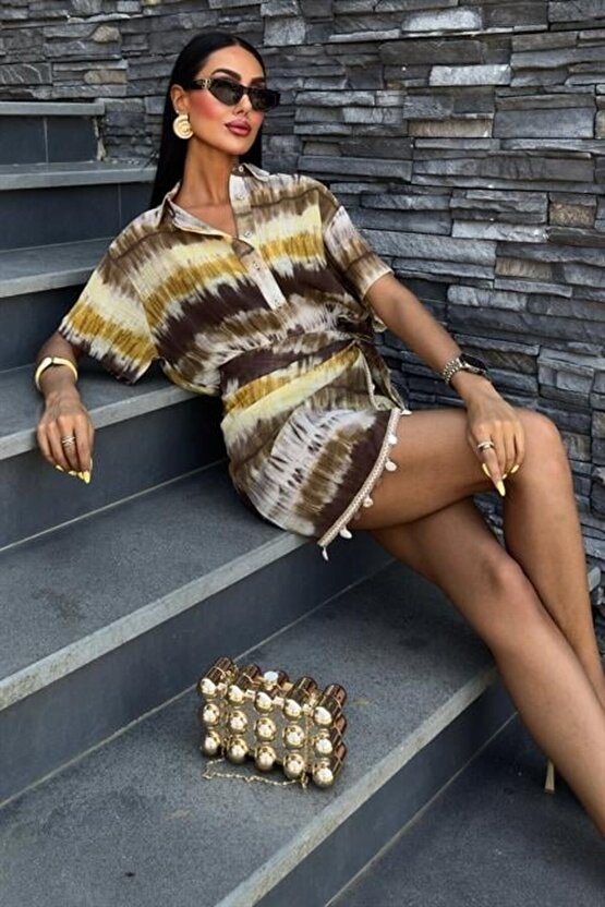 Gömlek Ve Eteği Aksesuarlı Takım 10211