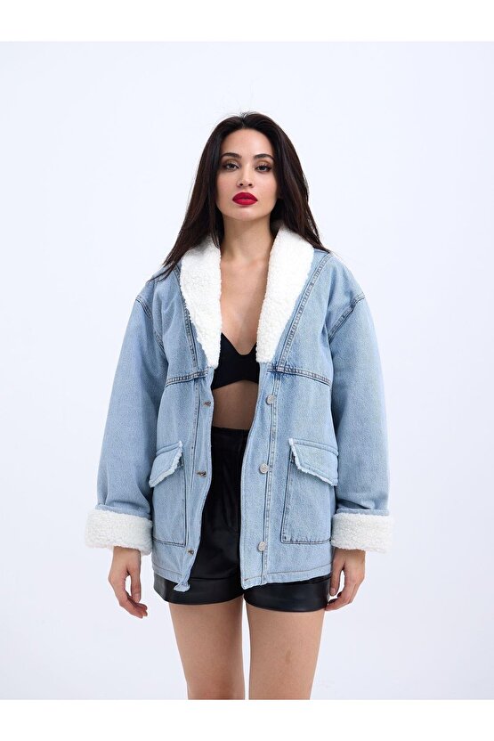 Gökyüzü Moda 5674 KOT CEKET-MAVİ