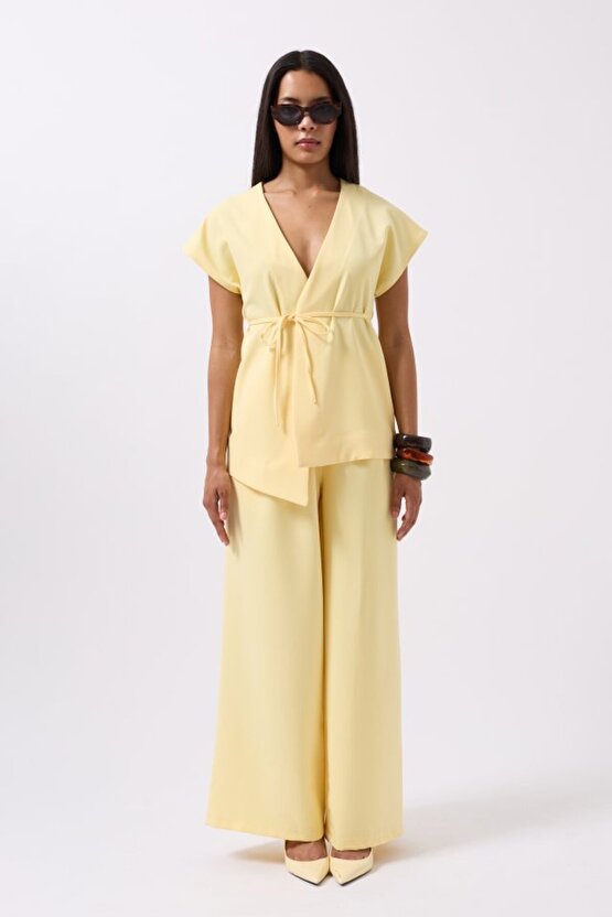 eyesof Bağcık Detay Yelek