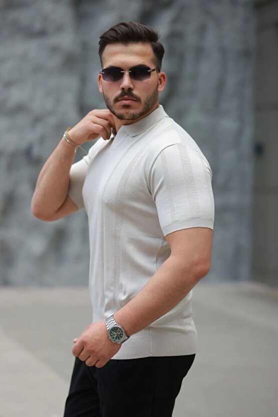 Erkek Hemşire Yaka Kısa Kollu Tişört