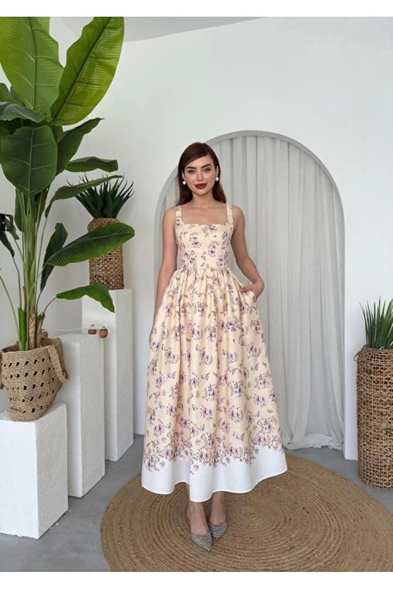 Yoa Cep Detaylı Elbise