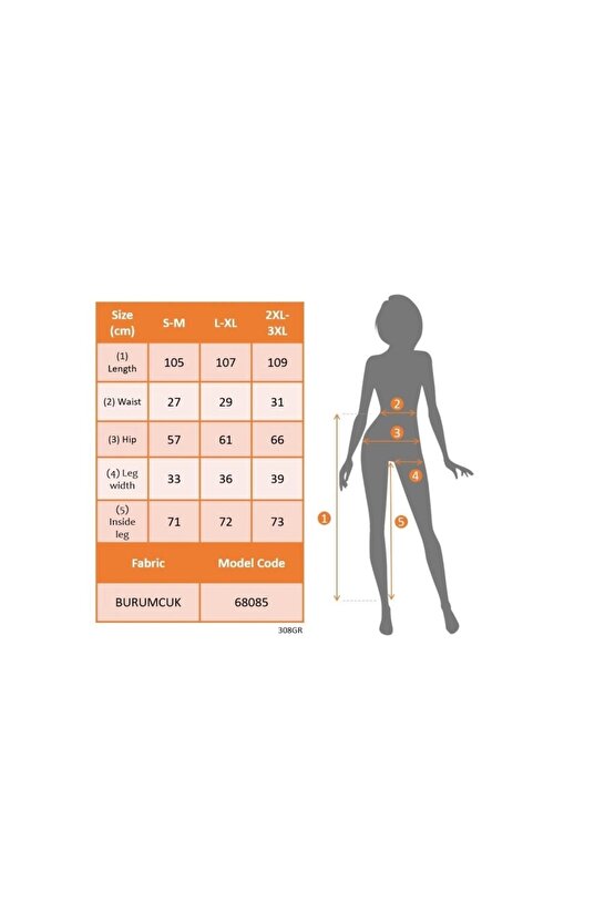 Kadın Yüksek Bel Lastikli önden Iki Parçalı Desenli Bürümcük Pantolon