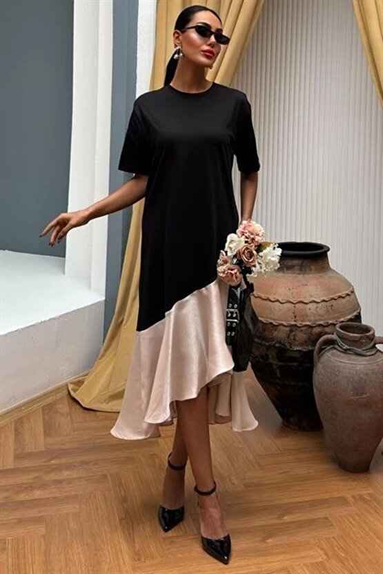 Volanlı Süprem Elbise 2864