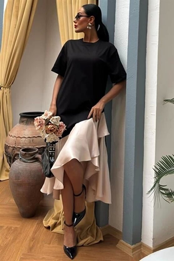 Volanlı Süprem Elbise 2864