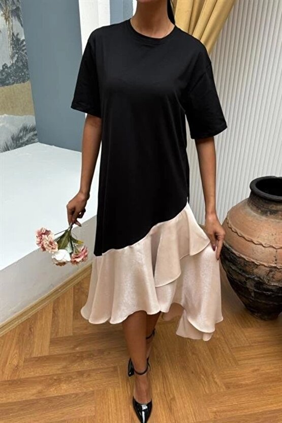 Volanlı Süprem Elbise 2864