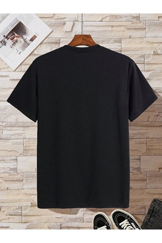 Gökyüzü Moda Erkek Kısa Kollu V Yakalı Viskon Tişört