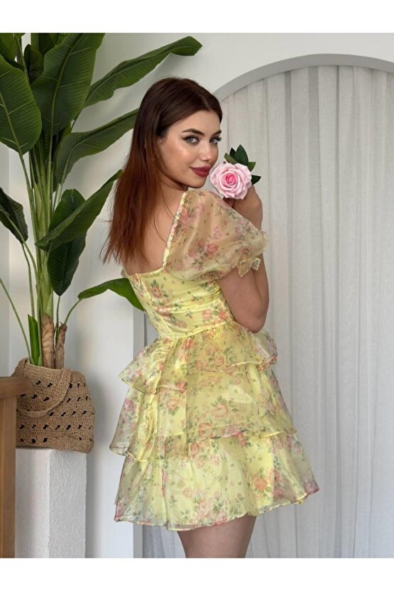 Gökyüzü Moda Vesa Mini Elbise