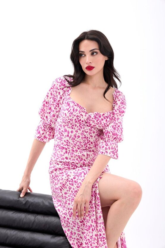 Gökyüzü Moda 6439 ELBİSE-DETROIT