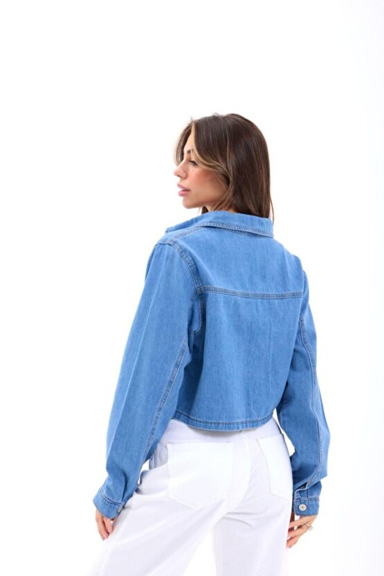 Gökyüzü Moda 7367 KOT GÖMLEK-MAVİ