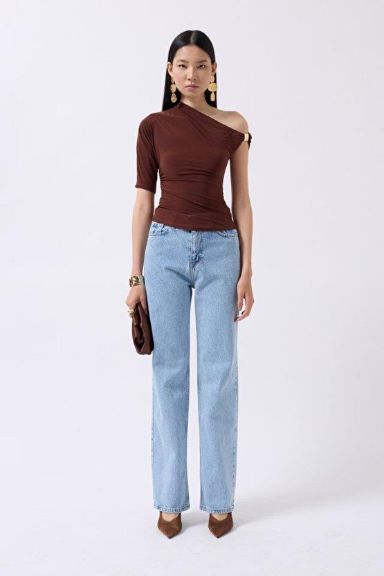 Aksesuar Detay Cutout Bluz