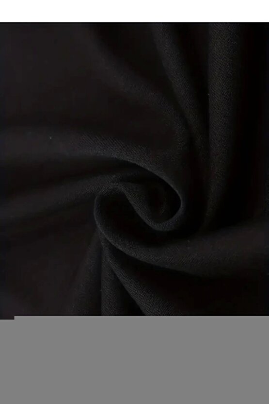 Kadın Kısa Kollu V Yakalı Ithal Krep Elbise