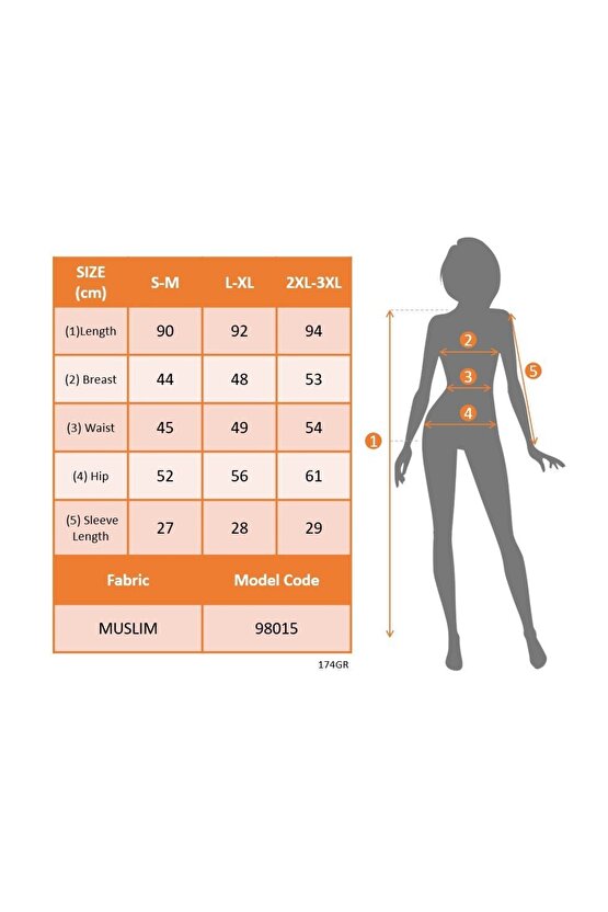 Gökyüzü Moda Kadın Kısa Kollu Hakim Yaka önden Düğmeli Kısa Müslim Elbise