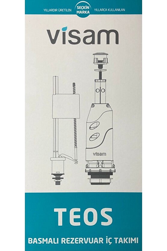 Teos Basmalı Klozet Rezervuar Iç Takımı