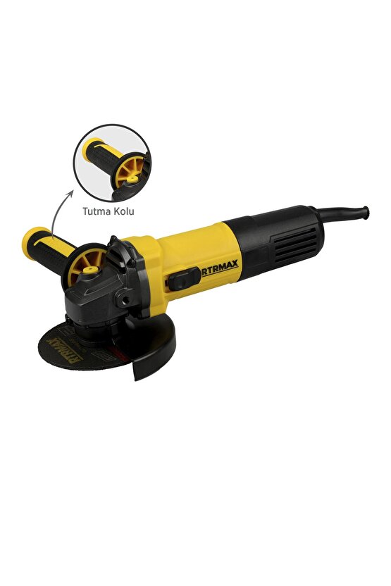 Rtm1080 Avuç Taşlama Makinası 115 Mm 750 W Devir Ayarlı