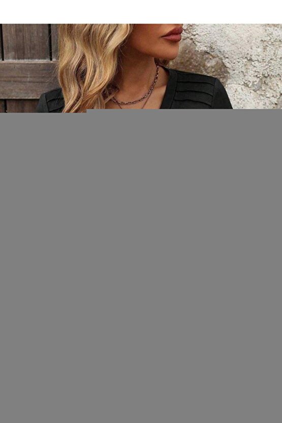 Gökyüzü Moda Kadın Kısa Kollu Kolları Fırfırlı Bisiklet Yakalı Kare Desenli Elbise