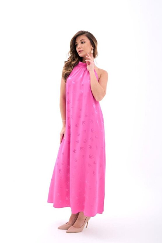 Gökyüzü Moda 6598 ELBİSE-FORLI